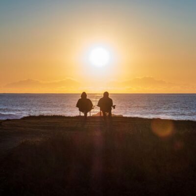 Enjoying the sunset in retirement